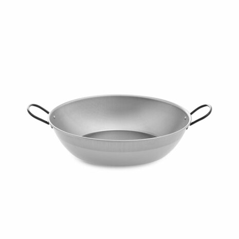 Diepe Pan met Handvat Vaello Gepolijst Staal (Ø 30 cm) 1