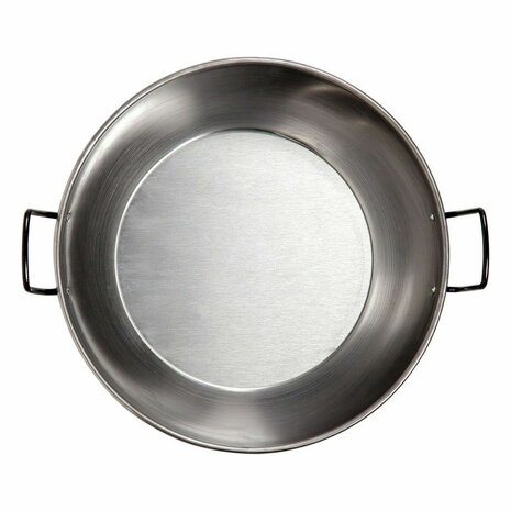 Diepe Pan met Handvat Vaello Gepolijst Staal (Ø 30 cm) 2