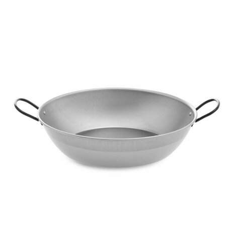 Diepe Pan met Handvat Vaello Gepolijst Staal (Ø 38 cm) 1