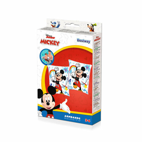 Bestway Opblaasbare Mouwen Disney Mickey & Friends 23x15 cm +3 tot 6 Jaar Zwembad en Strand 91002 2