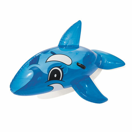 Bestway Opblaasbare Blauwe Walvis Figuur met Handvatten 157x94 cm +3 Jaar Strand en Zwembad 41037 1