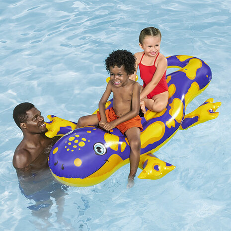 Bestway Opblaasbare Salamander Figuur met Handvatten 191x119 cm +3 Jaar Strand en Zwembad 41502 3