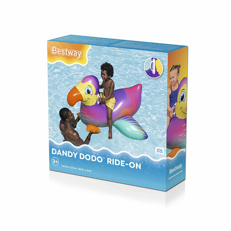 Bestway Opblaasbare Figuur Tucan met Handvatten 141x113 cm +3 Jaar Strand en Zwembad 41504 2