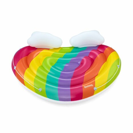Bestway Opblaasbaar Drijvend Eiland Regenboog 175x163 cm Strand en Zwembad 43722 8