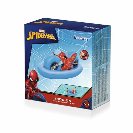 Bestway Opblaasbare Spiderman Motorfiguur 170x84 cm +3 Jaar Strand en Zwembad 98794 8