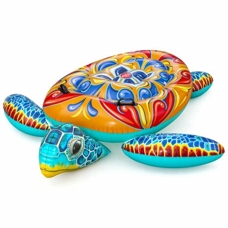 Bestway Opblaasbare Schildpad Mediterranea met Handvatten 183x173 cm +3 Jaar Strand/Piscine 1