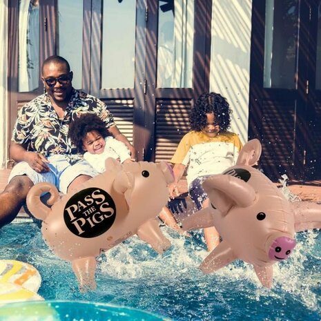 Opblaasbaar Winning Moves Jeu de Cochons Geants (FR) 4