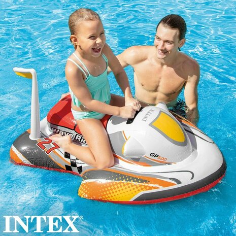 Opblaasbaar zwembadfiguur Intex Wave RIder Motorfiets 117 x 58 x 77 cm (6 Stuks) 3