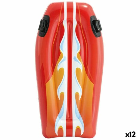 Opblaasbaar zwembadfiguur Intex Joy Rider 62 x 112 cm Surfplank (12 Stuks) 1