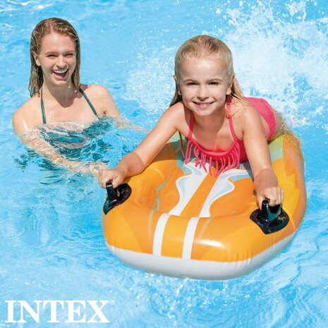 Opblaasbaar zwembadfiguur Intex Joy Rider 62 x 112 cm Surfplank (12 Stuks) 3