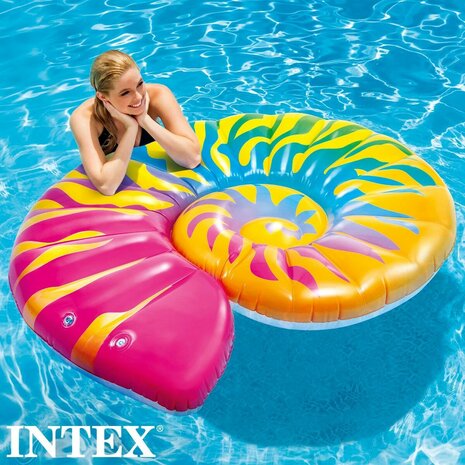 Opblaasbaar matras Intex Schelp 15,7 x 25 x 12,7 cm (4 Stuks) 3