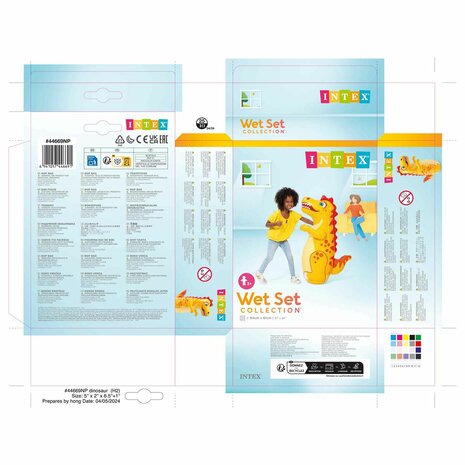 Opblaasbaar zwembadfiguur Intex 61 x 94 x 61 cm (24 Stuks) 7