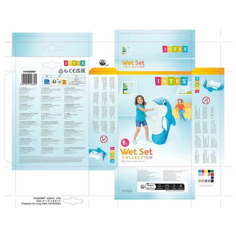 Opblaasbaar zwembadfiguur Intex 61 x 94 x 61 cm (24 Stuks) 8