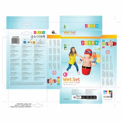 Opblaasbaar zwembadfiguur Intex 74 x 94 cm (24 Stuks) 7