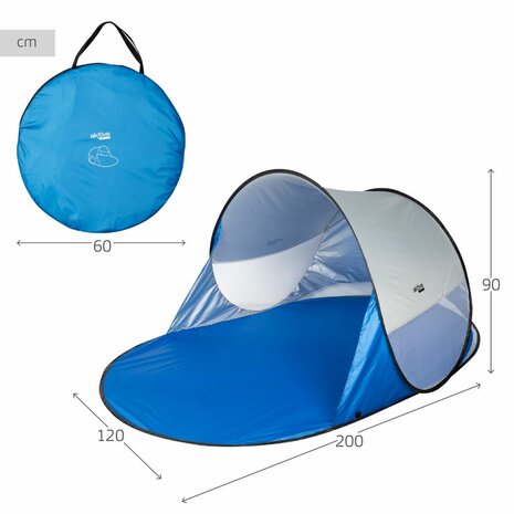 Strandtent Aktive Polyester 200 x 90 x 120 cm 5