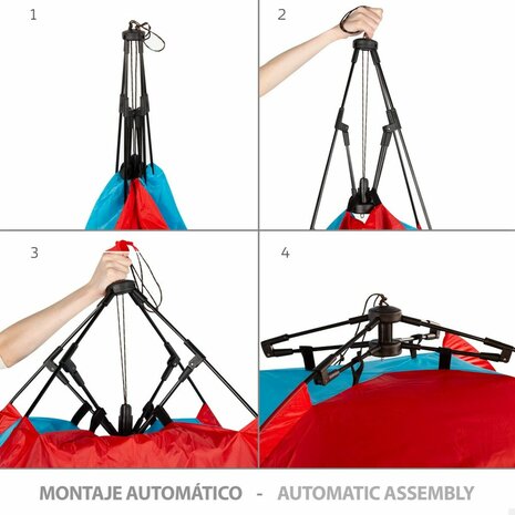 Strandtent Aktive Polyester 213 x 120 x 133 cm 4