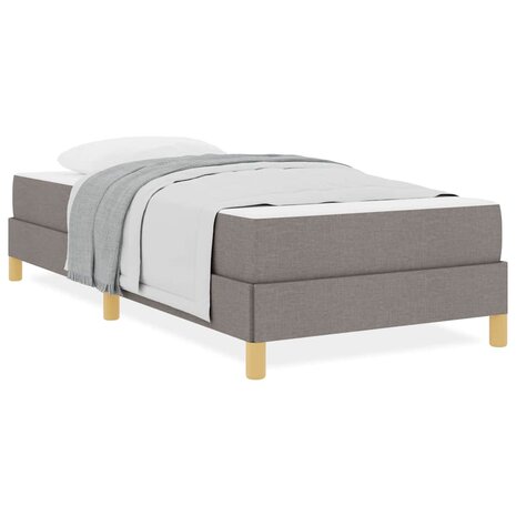 Boxspring bed Taupe en Bruin 80 x 200 cm 4