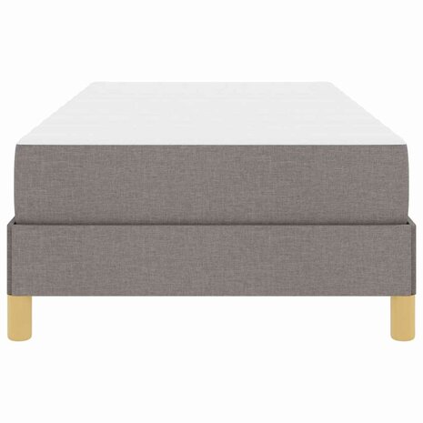 Boxspring bed Taupe en Bruin 80 x 200 cm 7