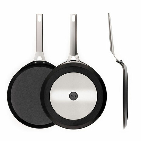 Crêpekoekenpan Valira 4656/25 Ø 28 cm Zwart Aluminium 3