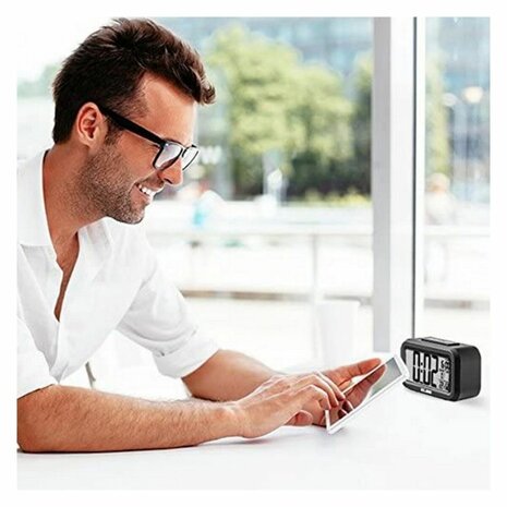 Wekkerradio ELBE RD668N 4,4" Zwart 8