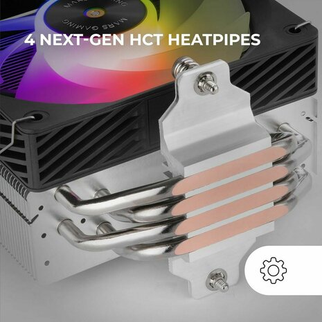 CPU-ventilator Mars Gaming MCPUX4ARGB 7