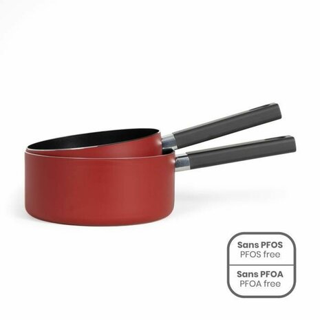 Pottenset Livoo Rood Siliconen 2 Onderdelen (2 Stuks) 2