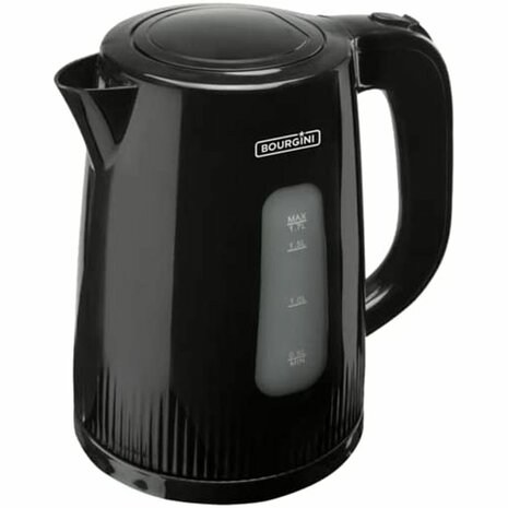 Waterkoker Bourgini 230016 Zwart 2200 W 1,7 L 1