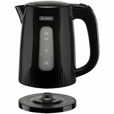 Waterkoker Bourgini 230016 Zwart 2200 W 1,7 L 2
