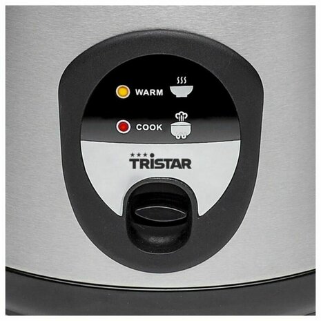 Rijstkoker Tristar RK-6126 Arrocera 400 W Roestvrij staal Zilverkleurig 1 L 3