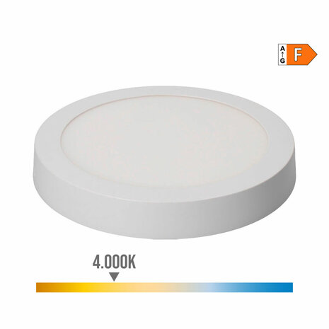 Plafondlamp EDM 31590 Wit Aluminium Plastic 20 W Ø 22,5 x 4 cm (4000 K) 2