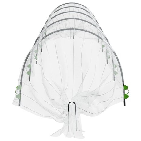Kweektunnels 2 st 1,5x5 m glasvezel en polypropeen 6