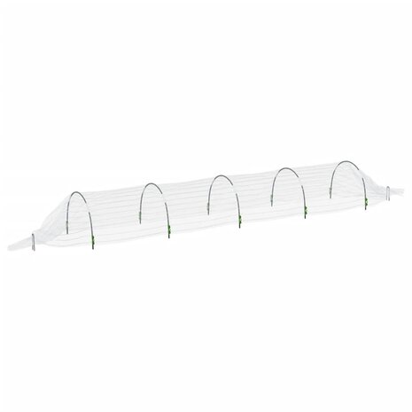 Kweektunnel 1,5x5 m glasvezel en polypropeen 2