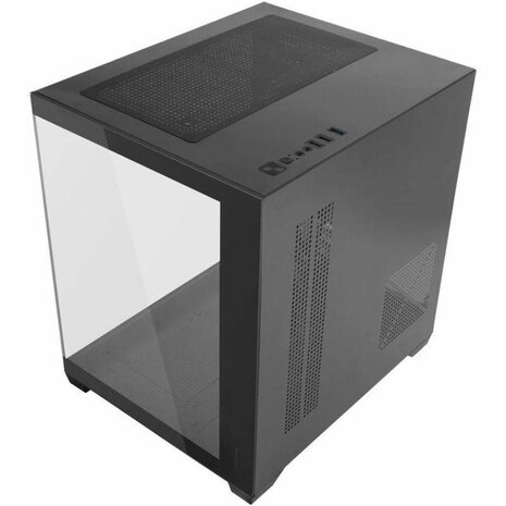Micro ATX/ITX Mini tower BehuizingBehuizing Mars Gaming MCVIEW2 Zwart 3