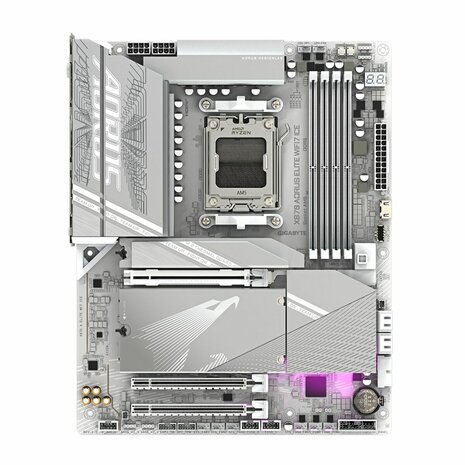 Moederbord Gigabyte X870 AORUS ELITE WF7 ICE AMD X870 AMD AM5 2