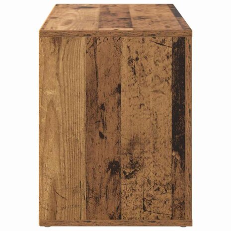 Schoenenrek met plank Oud hout 75 x 35 x 45 cm Bewerkt hout 6