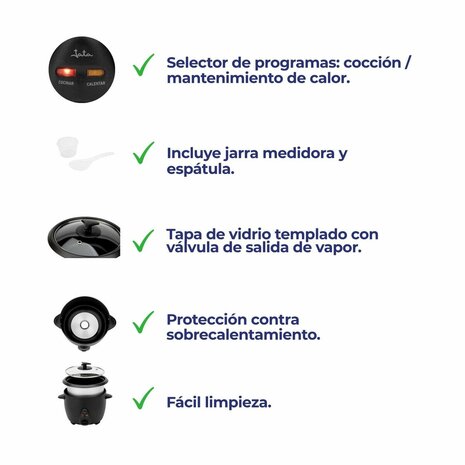 Rijstkoker JATA JEAR2522 7