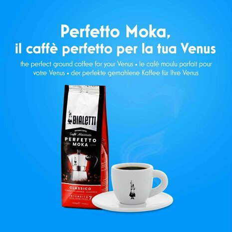Percolator Bialetti NEW VENUS Zilverkleurig Metaal Roestvrij staal 4