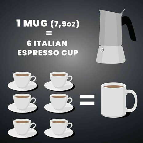 Percolator Bialetti NEW VENUS Zilverkleurig Metaal Roestvrij staal 8