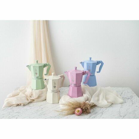 Percolator Bialetti MOKA EXCLUSIVE Crème Aluminium 6 Kopjes 5