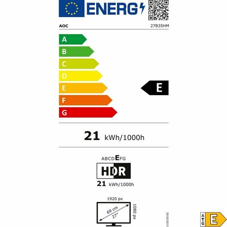 Gaming monitor AOC 27B35HM 27" Full HD 4