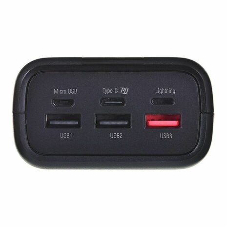 Powerbank Silicon Power QX55 Zwart 30000 mAh 5