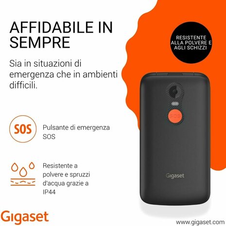 Smartphone Gigaset S30853-H1231-R101 2,8" Zwart 6