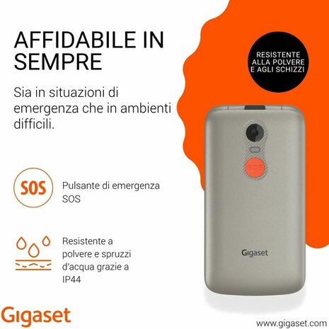 Smartphone Gigaset S30853-H1231-R102 2,8" Grijs 6