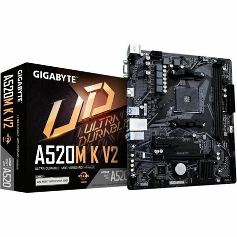 Moederbord Gigabyte AMD AM4 AMD A520 AMD 2