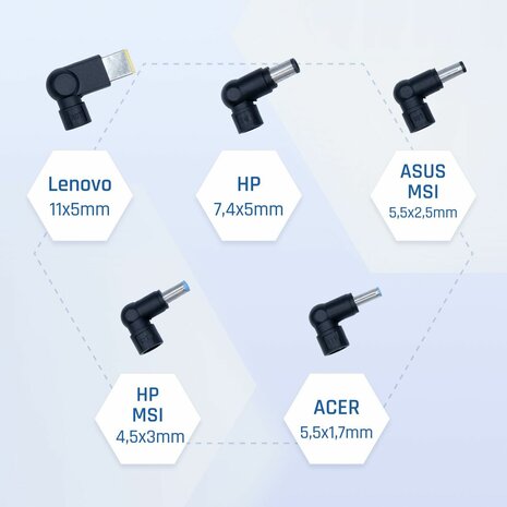 Laptop oplader iggual IGG319895 7