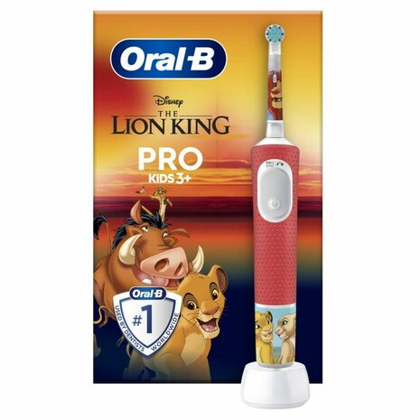 Elektrische tandenborstel Oral-B Rey Leon Rood Multicolour 2