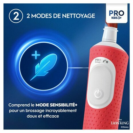 Elektrische tandenborstel Oral-B Rey Leon Rood Multicolour 5