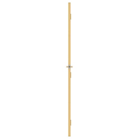 Binnendeur smal 83x201,5 cm gehard glas en aluminium goudkleur 4