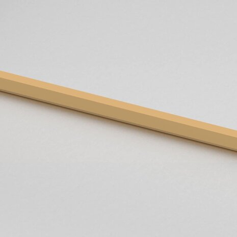 Binnendeur smal 83x201,5 cm gehard glas en aluminium goudkleur 8