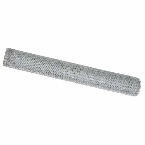 Zeskantig hekwerk Zilver 1 x 10 m Gegalvaniseerd staal 2